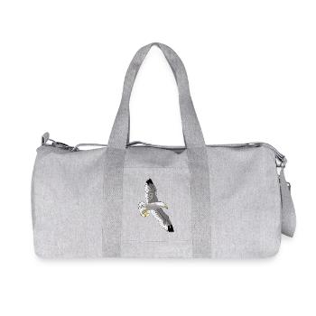 gull - Recycled Canvas Sports Bag by Stanley/Stella - heather grey - Front