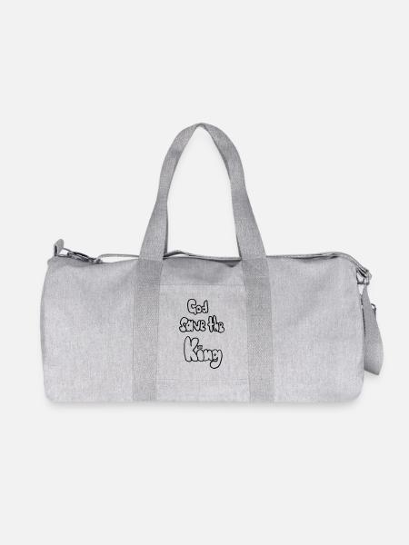 God save the King - Recycelte Canvas-Sporttasche von Stanley/Stella - Grau meliert