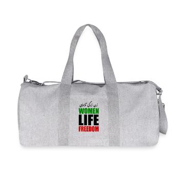 Women life freedom iran - Sac de sport en toile recyclée Stanley/Stella - gris chiné - Devant