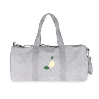 Nature minimaliste de l’étude des feuilles - Sac de sport en toile recyclée Stanley/Stella - gris chiné - Devant