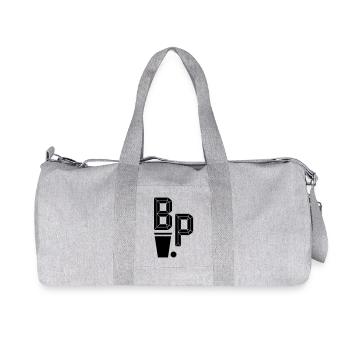 Beer Pong Logo2 - Recycelte Canvas-Sporttasche von Stanley/Stella - Grau meliert - Vorne