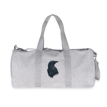 Rabe - Recycelte Canvas-Sporttasche von Stanley/Stella - Grau meliert - Vorne
