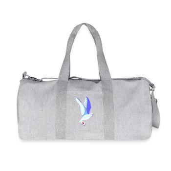 pigeon - Recycled Canvas Sports Bag by Stanley/Stella - heather grey - Front
