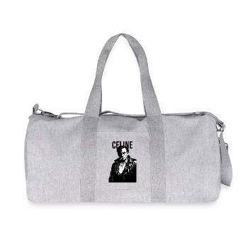 Louis-Ferdinand Celine Noir Rebellenporträt - Recycelte Canvas-Sporttasche von Stanley/Stella - Grau meliert - Vorne