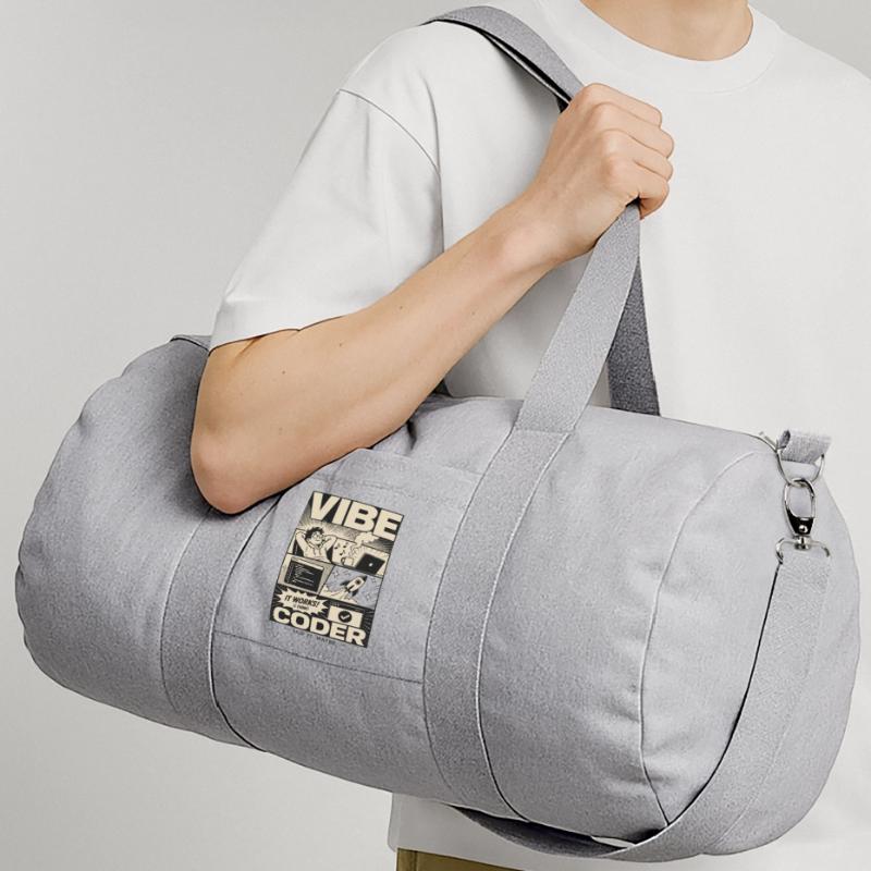 Vibe Coder Programmeur Humour Sac de sport en toile recyclée Stanley/Stella