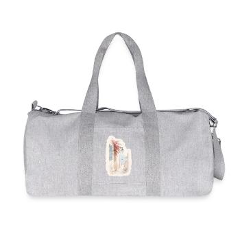 Alley to the Sea – French Island Morning - Recycled Canvas Sports Bag by Stanley/Stella - heather grey - Front