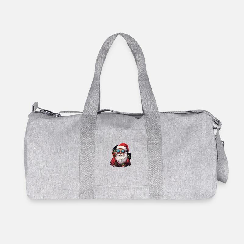 Weihnachtsmann - Recycelte Canvas-Sporttasche von Stanley/Stella - Grau meliert