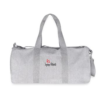 RETRAITE. RETRAITE. RETRAITEE. RETRAITE. BEST - Sac de sport en toile recyclée Stanley/Stella - gris chiné - Devant
