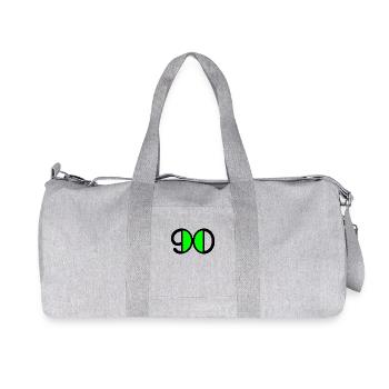 90 YEARS. 90th ANNIVERSARY. 90 YEARS ANNIVERSARY. 90 - Recycled Canvas Sports Bag by Stanley/Stella - heather grey - Front