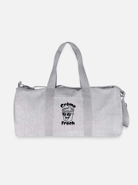 Crème Frech - Recycelte Canvas-Sporttasche von Stanley/Stella - Grau meliert