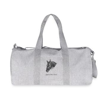 Boniface - Sac de sport en toile recyclée Stanley/Stella - gris chiné - Devant