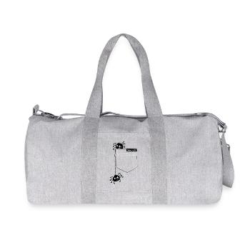 Arachnides - Sac de sport en toile recyclée Stanley/Stella - gris chiné - Devant