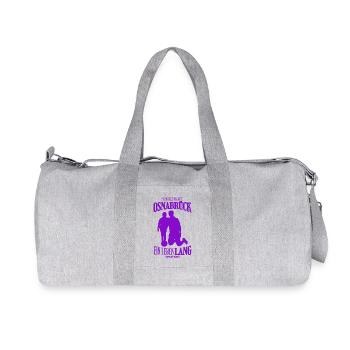 Osnabrück Fußball Familie Geschenk - Recycelte Canvas-Sporttasche von Stanley/Stella - Grau meliert - Vorne