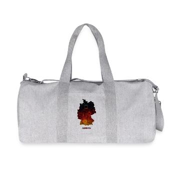 Dégradé numérique Allemagne - Sac de sport en toile recyclée Stanley/Stella - gris chiné - Devant