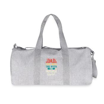 Hawaiian Ukulele Uke Dad Dad The - Recycelte Canvas-Sporttasche von Stanley/Stella - Grau meliert - Vorne