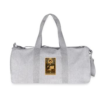 Stamp Collector | Philately Tarot - Recycled Canvas Sports Bag by Stanley/Stella - heather grey - Front