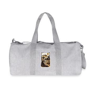 Harvest Sun Mountain Field - Recycled Canvas Sports Bag by Stanley/Stella - heather grey - Front