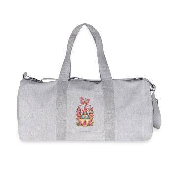 Traumcastle Tea with Butterfly - Recycled Canvas Sports Bag by Stanley/Stella - heather grey - Front