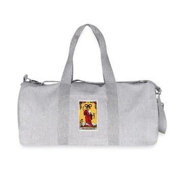 Das Infinity Tarot Scrum Master Design - Recycelte Canvas-Sporttasche von Stanley/Stella - Grau meliert - Vorne