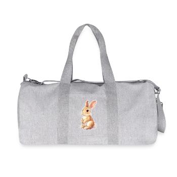 Hare - Recycled Canvas Sports Bag by Stanley/Stella - heather grey - Front
