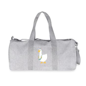 Wo sich die Winde treffen – Silberne Nadel - Recycelte Canvas-Sporttasche von Stanley/Stella - Grau meliert - Vorne