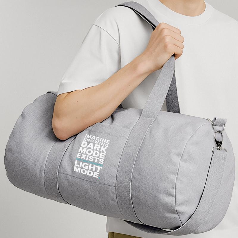 Le mode sombre existe Programmeur IT Nerd Coder Office Sac de sport en toile recyclée Stanley/Stella