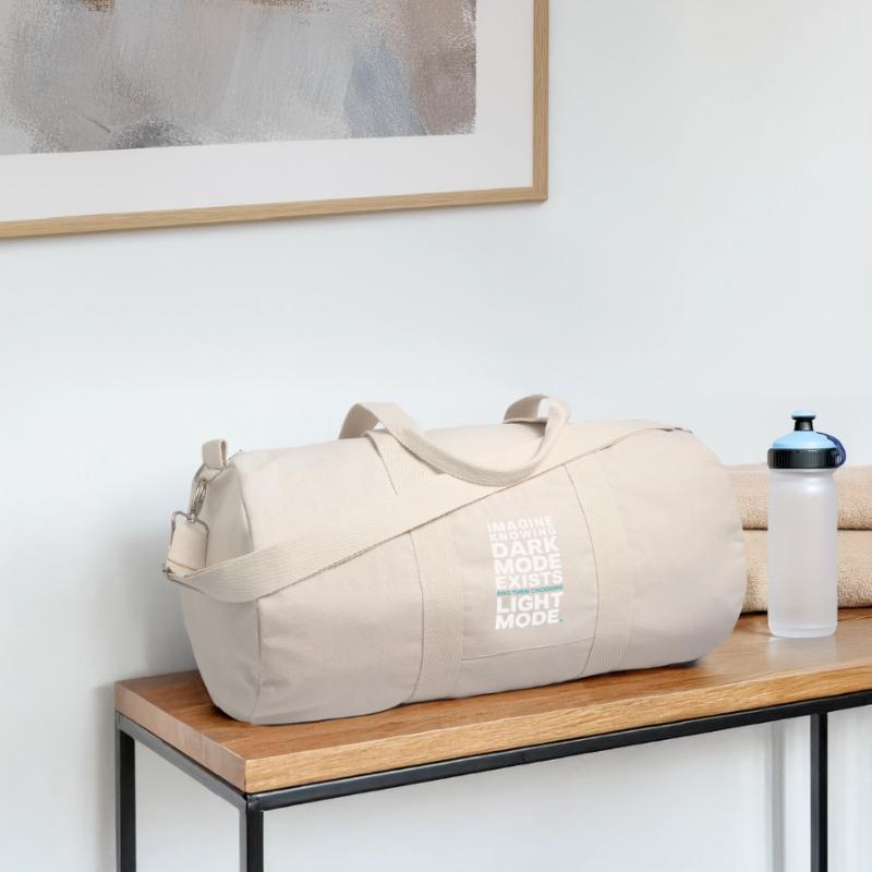 Le mode sombre existe Programmeur IT Nerd Coder Office Sac de sport en toile recyclée Stanley/Stella
