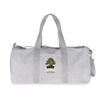 Japanese Bonsai Tree Plant Bonsai Lover Bonsai - Recycled Canvas Sports Bag by Stanley/Stella - heather grey - Front