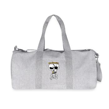 SAN ESCOBAR - Drapeau pirate / Crâne - Sac de sport en toile recyclée Stanley/Stella - gris chiné - Devant
