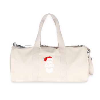Santa Claus Papa Claus Christmas - Recycled Canvas Sports Bag by Stanley/Stella - natural - Front