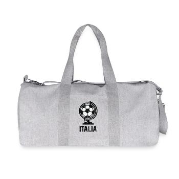 Italia Fussball - Recycelte Canvas-Sporttasche von Stanley/Stella - Grau meliert - Vorne