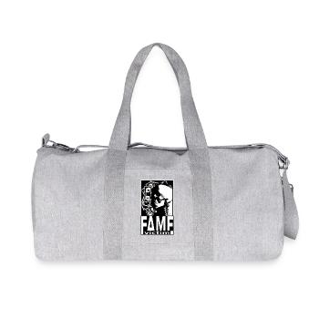 Fame Victim Skull Shirt – Dark Money Streetwear - Recycelte Canvas-Sporttasche von Stanley/Stella - Grau meliert - Vorne