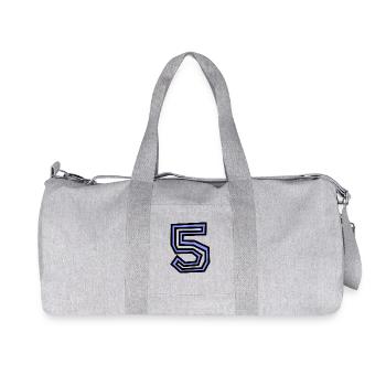 5. 5 YEARS - Recycled Canvas Sports Bag by Stanley/Stella - heather grey - Front