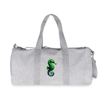 Hippocampe - Sac de sport en toile recyclée Stanley/Stella - gris chiné - Devant