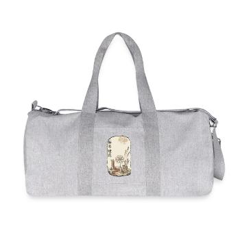 Chinese Pyro Fireworks New Year's Eve - Recycled Canvas Sports Bag by Stanley/Stella - heather grey - Front