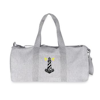 Icône de la Côte du Phare - Sac de sport en toile recyclée Stanley/Stella - gris chiné - Devant
