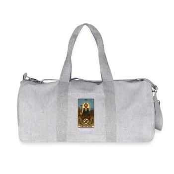 Couvreurs | Tarot Artisanat sur le toit - Sac de sport en toile recyclée Stanley/Stella - gris chiné - Devant
