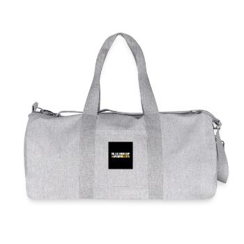 LANGSAM REICHTS - Recycelte Canvas-Sporttasche von Stanley/Stella - Grau meliert - Vorne