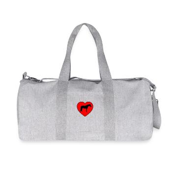 Pferd - Recycelte Canvas-Sporttasche von Stanley/Stella - Grau meliert - Vorne