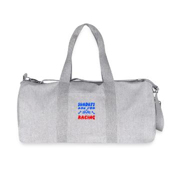Car - Recycled Canvas Sports Bag by Stanley/Stella - heather grey - Front