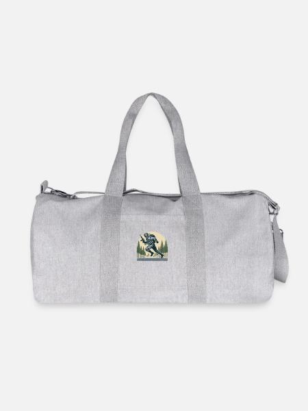 Soldat rennt - Recycelte Canvas-Sporttasche von Stanley/Stella - Grau meliert