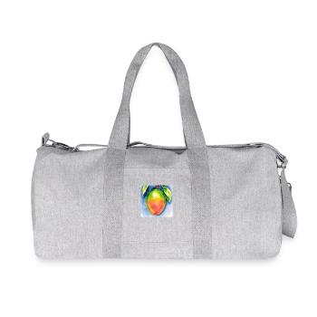 Mango Aquarell - Recycelte Canvas-Sporttasche von Stanley/Stella - Grau meliert - Vorne