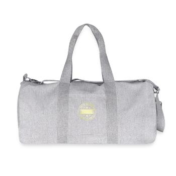 Timbre de membre d’équipage - Sac de sport en toile recyclée Stanley/Stella - gris chiné - Devant