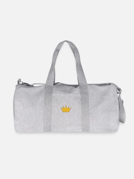 Krone - Recycelte Canvas-Sporttasche von Stanley/Stella - Grau meliert