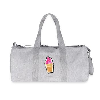Glace vintage - Sac de sport en toile recyclée Stanley/Stella - gris chiné - Devant