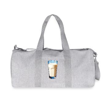 A glass of milk - Recycled Canvas Sports Bag by Stanley/Stella - heather grey - Front