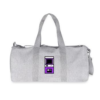 Nostalgischer Arcade Automat Gamer - Recycelte Canvas-Sporttasche von Stanley/Stella - Grau meliert - Vorne