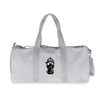 gas maske - Recycelte Canvas-Sporttasche von Stanley/Stella - Grau meliert - Vorne