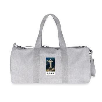 Icône du football GOAT Christ - Sac de sport en toile recyclée Stanley/Stella - gris chiné - Devant