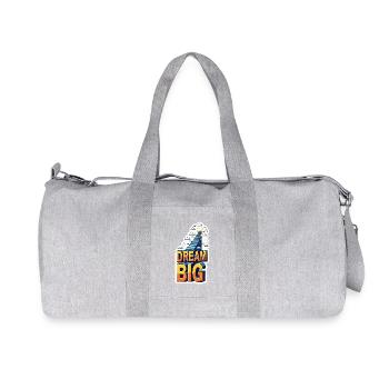 Dream Big Staircase Ascend - Recycled Canvas Sports Bag by Stanley/Stella - heather grey - Front